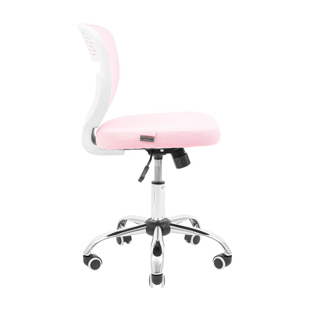Офисное кресло руководителя Leo Хром M1 Tilt Розовый Киев - изображение 3