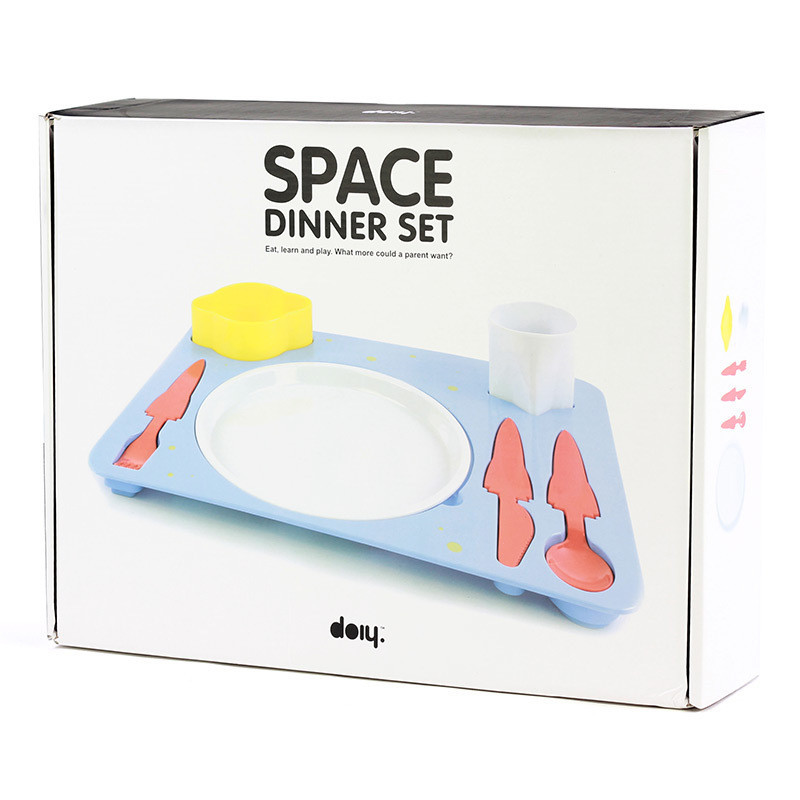 Набір дитячий посуд для обіду, синій Рівне - фото 4