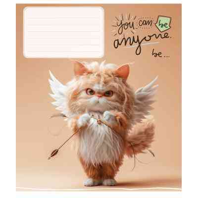 Зошит Школярик You can be anyone 12 аркушів клітинка (012-3436K) Вінниця