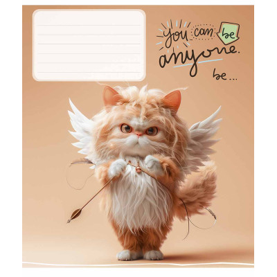 Зошит Школярик You can be anyone 12 аркушів клітинка (012-3436K) Вінниця - фото 1