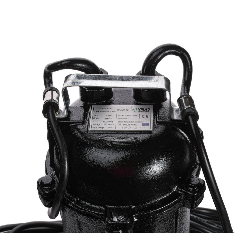Насос фекальний VOLKS pumpe WQD8-12 0,9кВт (000010615) Київ - фото 6