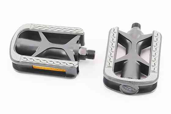 Педалі CITY 9/16" (105.5x74x26mm) пластикові, чорно-сірі NW-88 Київ