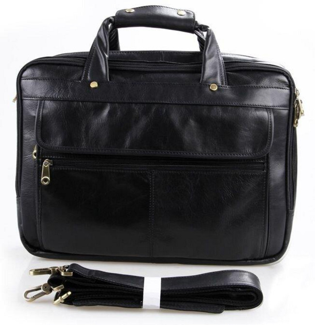 Сумка чоловіча для ноутбука 15.6 Чорна (Vintage) Київ - фото 6