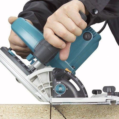 Профессиональная ручная погружная дисковая пила Makita SP6000J : 1300 Вт, 165мм, 55мм + линейка 1.5м Киев - изображение 9