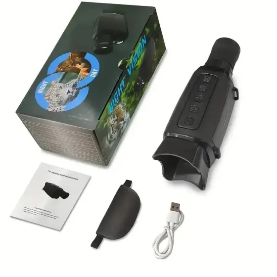 Модернизированный монокуляр, цифровой инфракрасный телескоп ночного видения для 100% темноты с 16-кратным зумом Коломия