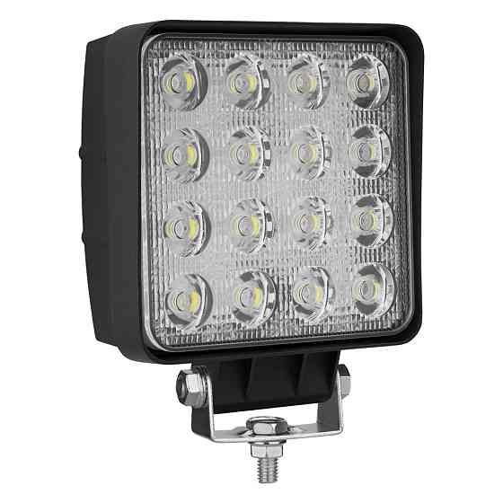 Фара світлодіодна Brevia Epistar white Flood 10-30V, 48W (16x3W), 3520Lm, 1шт Львів