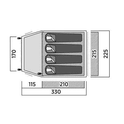 Палатка Easy Camp Setesdal 4 (120478) (931549) Винница