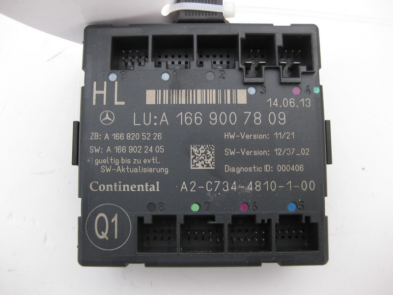 Mercedes-Benz  A1669007809 Блок керування задніх лівих дверей ML GLE W166 GL GLS X166 Одеса - фото 2