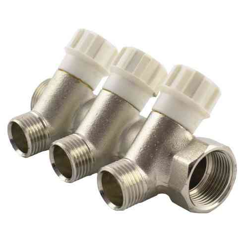 Колектор вентильний FADO 1"x1/2"x2 Київ