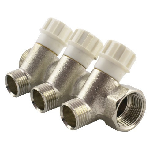 Колектор вентильний FADO 1"x1/2"x2 Київ - фото 1