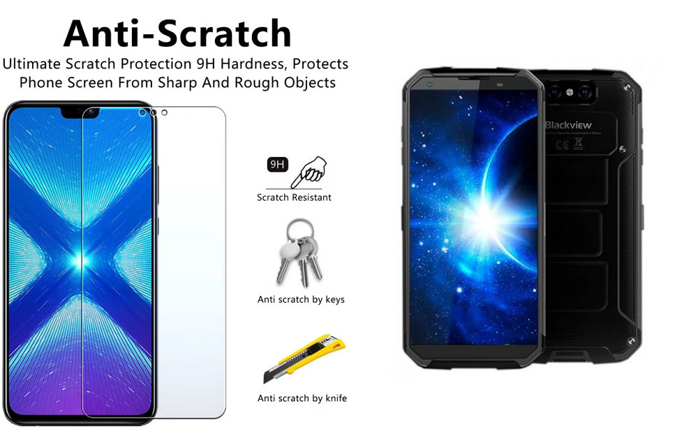 Захисне скло NeoGlass для Blackview BV9500, BV9500 Plus, BV9500 Pro – надпрозоре та стійке Київ - фото 1
