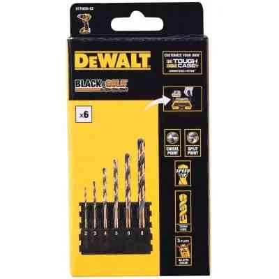 Набір свердл DeWALT у касеті для Tough Case, по металу Black&amp;Gold, 7 шт. (DT70828) Вінниця