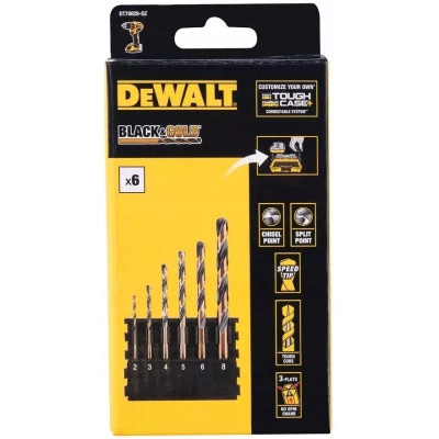 Набор сверл DeWALT в касете для Tough Case, по металлу Black&Gold, 7 шт. (DT70828) Винница - изображение 1