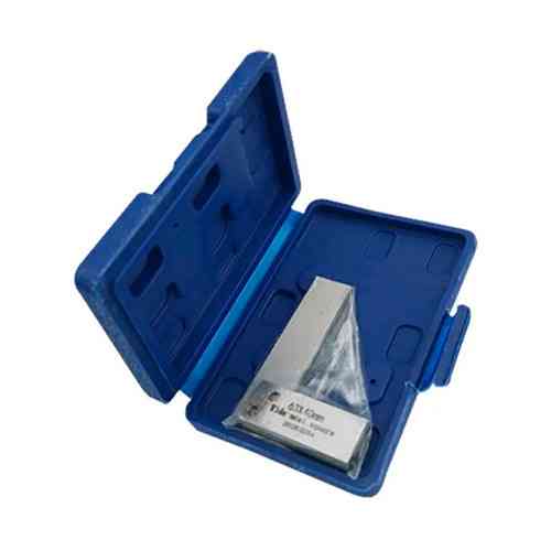 Угольник поверочный 90° 63×40 мм в пластиковом кейсе точный инструмент для контроля углов Киев