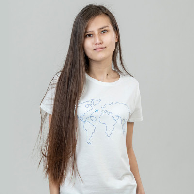 Футболка Sol's Pioneer Women World Map білий XL (03579102/104XL) Винница - изображение 1