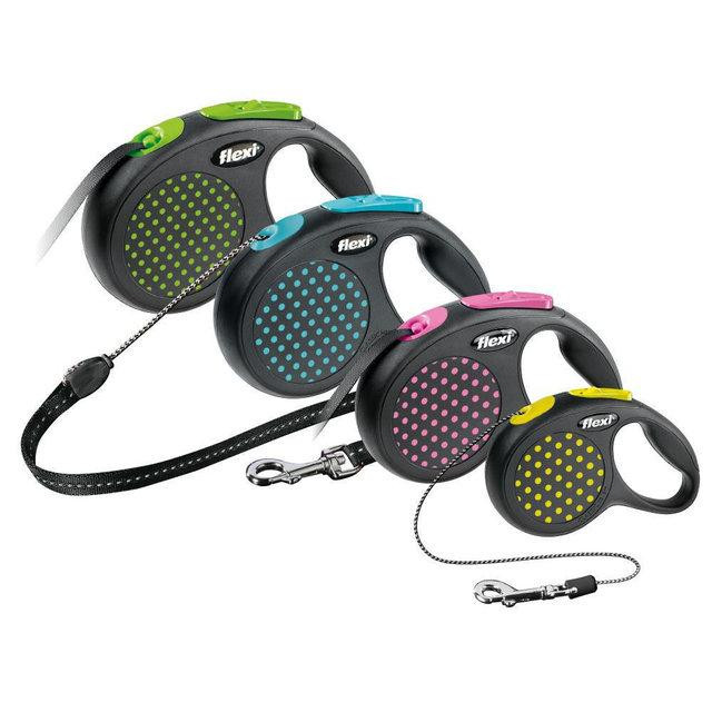 Поводок-рулетка Flexi Design M (5м, до 20кг, трос) Вінниця - фото 1