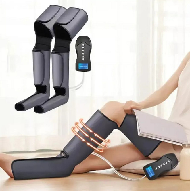 Масажер для ніг, пресотерапія та лімфодренаж Air Compressed 8850 Вінниця - фото 2