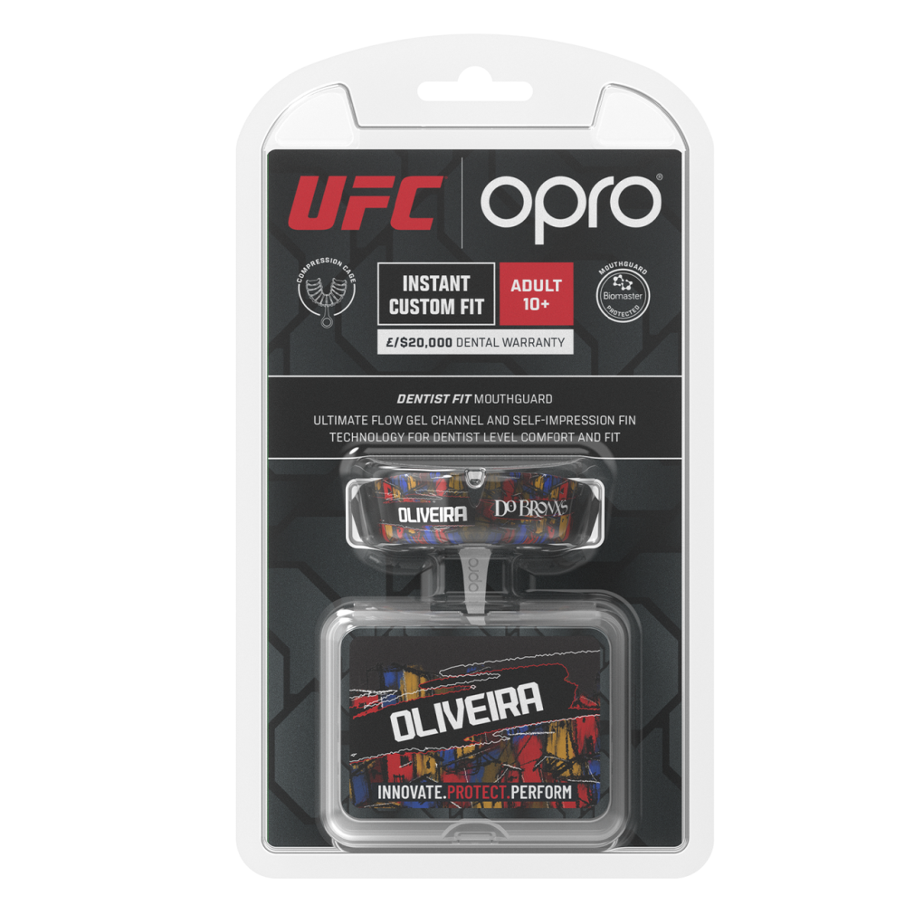 Капа OPRO UFC Fighter Collection Oliveira доросла (вік 11+) Blackl (art.102529009) Каменское - изображение 7