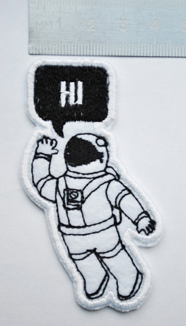 Нашивка патч HI (космонавт) Запоріжжя - фото 3