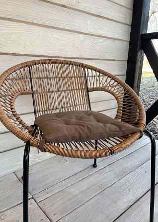 Подушка для стільців (38x38х5 см) Decorator Sawana колір світло-коричневий 84-115 Київ