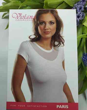Базовая женская футболка violana paris С Славута