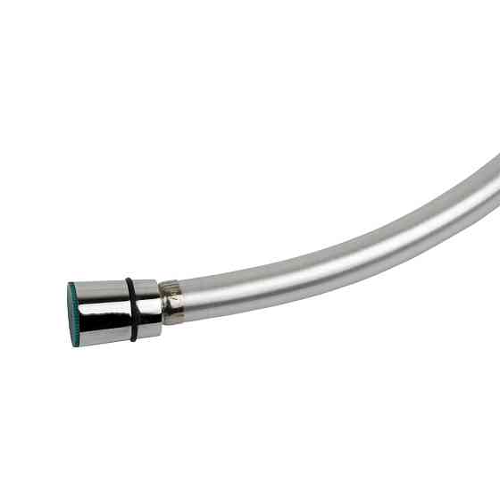Шланг для душу 1/2" PVC 3-шаровий з підшипником сріблястий 150 см AQUATICA XB-0173 (9791611) Київ