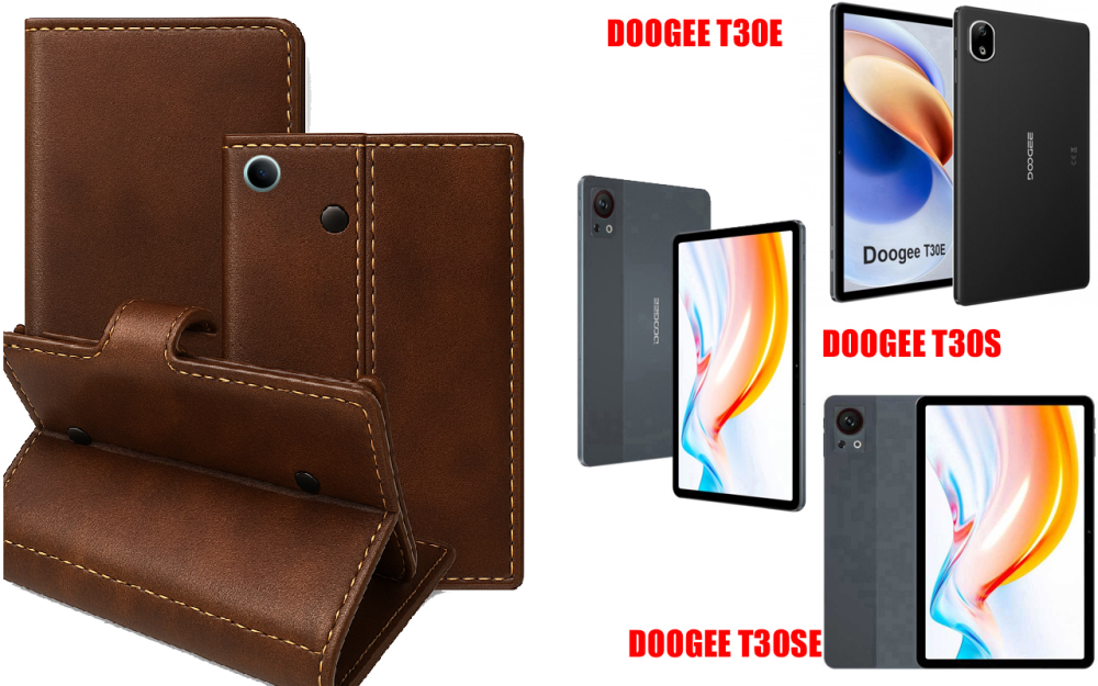Книга-трансформер для планшета Doogee T30E, T30S, T30Se, цвет Black Buno-Red Киев - изображение 1