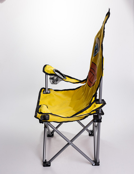 Yiwu Крісло туристичне для дитини 34х58х65 см з підстаканником Жовтий SJ-0065Y Коломия - фото 7