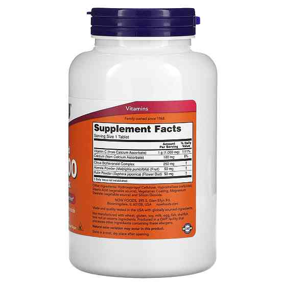 Витамин С-1000 Now Foods Buffered C-1000 180 таблеток Киев
