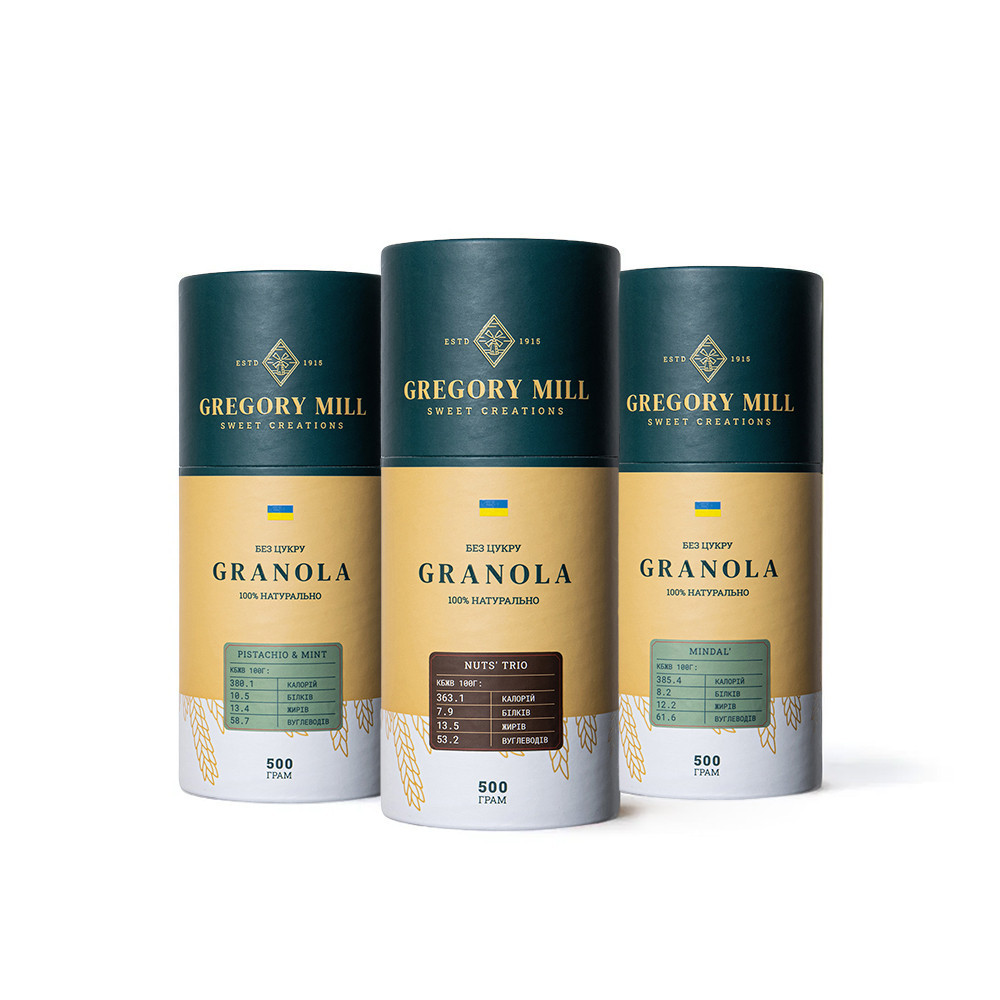 Вкусный набор Nuts’ Gregory Box Almond, Nuts’ Trio, Pistachio & Mint, 1500 г Киев - изображение 1