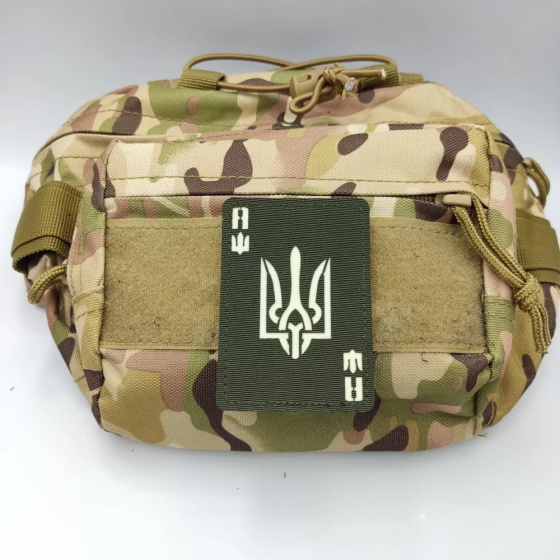Патч / шеврон Туз з гербом Laser Cut хакі Запорожье