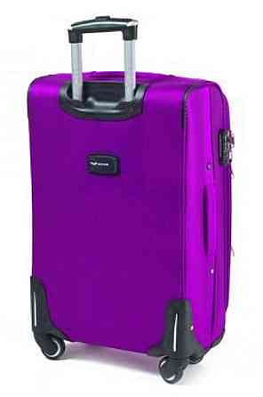 Валіза тканинна WINGS 1708 велика 75 см фіолетова 4 колеса Київ