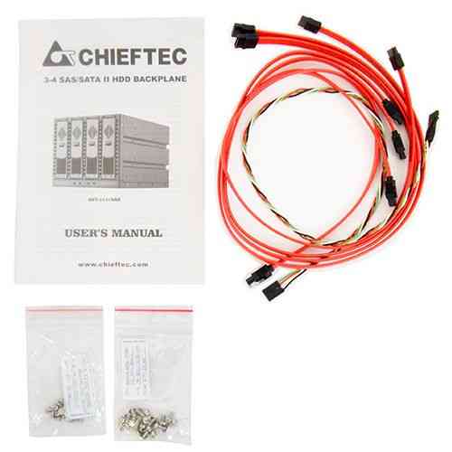 Бекплейн Chieftec SST-3141SAS 3x5.25" -> 4x3.5" HDDs Hot-Swap Aluminium Винница