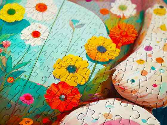 Пазл Квітковий ведмедик - Flower Teddy Bear (Enjoy-2150) Киев