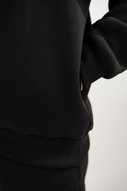 Дитячий теплий костюм, чорний, тринитка, топ Київ - фото 7