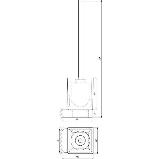 Йоржик підлоговий TOPAZ TKB 8329-BL чорний (000021254) Київ