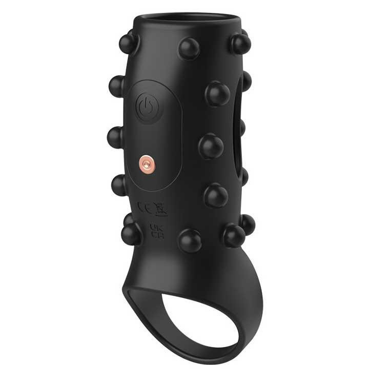 Насадка з вібрацією і шипами на пінис і мошонку Ultimate Couples Cage USB Вінниця - фото 16