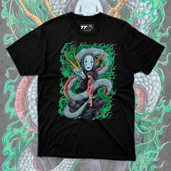 Футболка чоловіча з  принтом Унесенные призраками Розмір 48 Anime0009 Дніпро