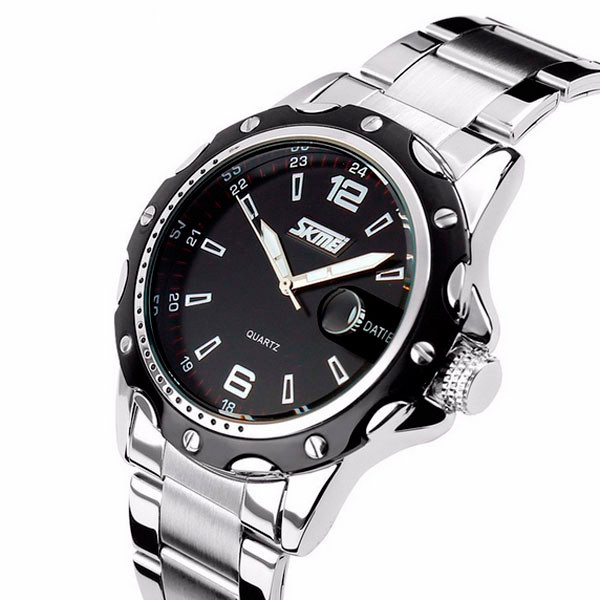 Часы мужские наручные Skmei Robby Elastic Black (2 ремешка) Винница - изображение 15