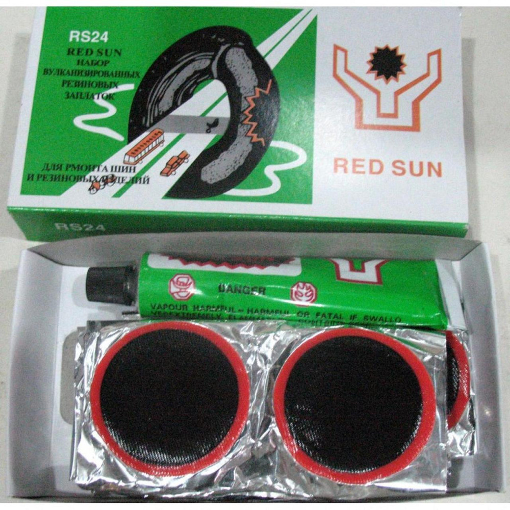 Ремкомплект камери Ø40 (24 латки, клей) Мукачево - фото 1