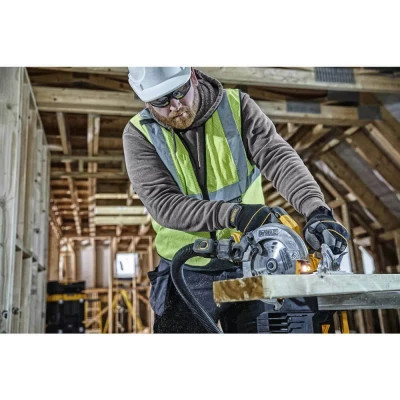 Дискова пила DeWALT 18В XR Li-Ion, диск 184х16 мм (без АКБ та ЗП) (DCS570N) Вінниця - фото 7