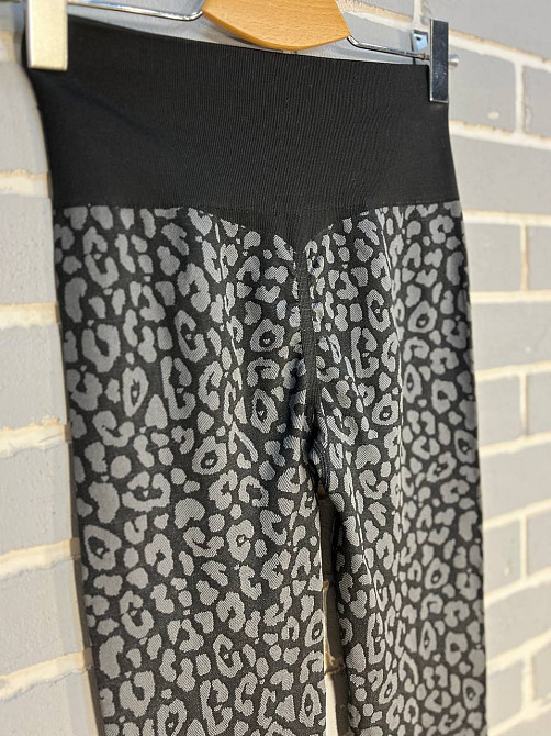 Лосини жіночі A-N 5372 леопардовий принт утягуючі пушап сірі, сірий, M Київ - фото 12