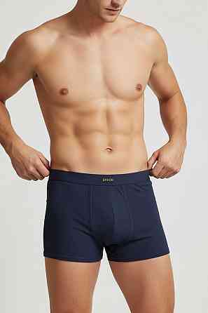 Мужские трусы-боксеры из хлопка (cotton) 2XL Темно-синий, XL Харьков