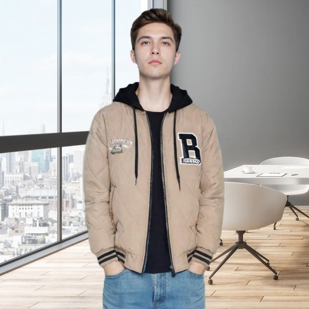 Куртка бомбер для мальчика подростка бежевый 146,158,164 Николаев - изображение 1