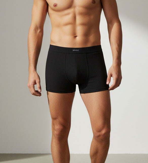 Мужские трусы-боксеры из хлопка (cotton) 2XL Черный, XL Харьков - изображение 1