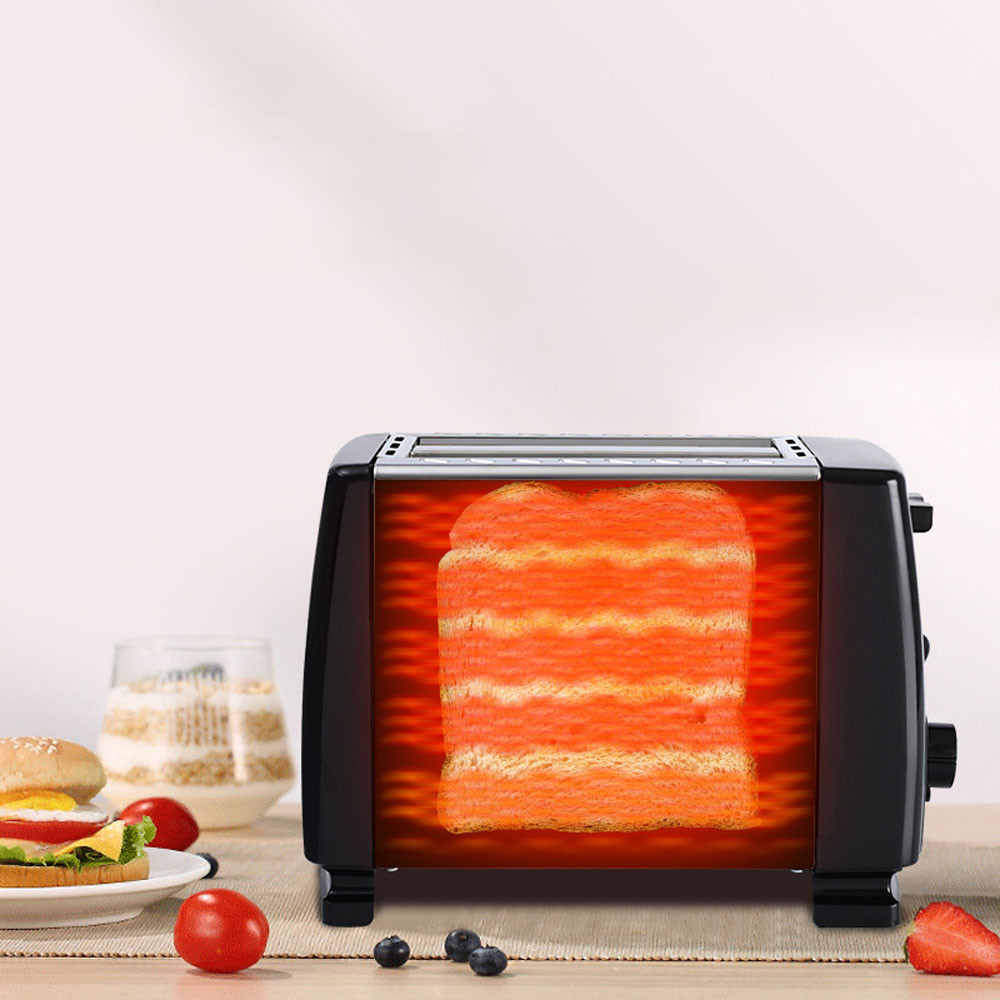 Тостер для хлеба 2 отделения на 2 тоста,650Вт,от сети,QLT-118B SBR Киев - изображение 2