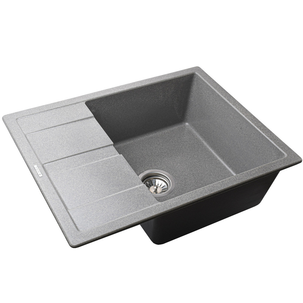Гранітна мийка Mira ONZA сірий 650 х 500 мм (000028978) Київ - фото 3