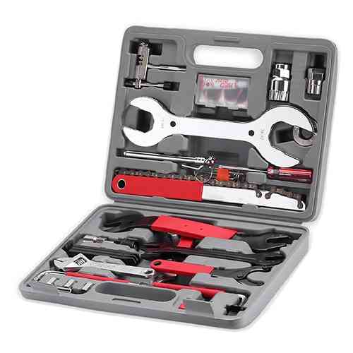 Набор для ремонта обслуживания велосипеда 44 предмета, в кейсе Винница