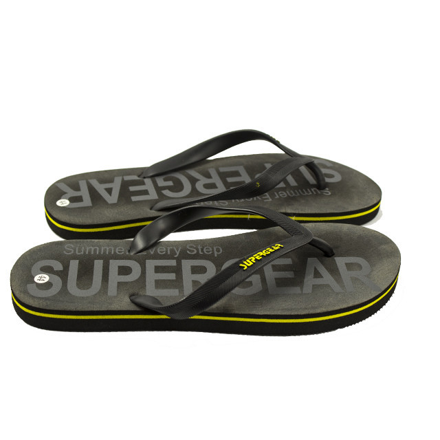 Чоловічі в'єтнамки шльопанці в палець Super Gear Чорний М0990-6 Одеса - фото 10