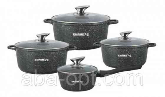 Набір посуду з антипригарним гранітним покриттям V 1/1.5/2/4 л Блек (шт) Одеса